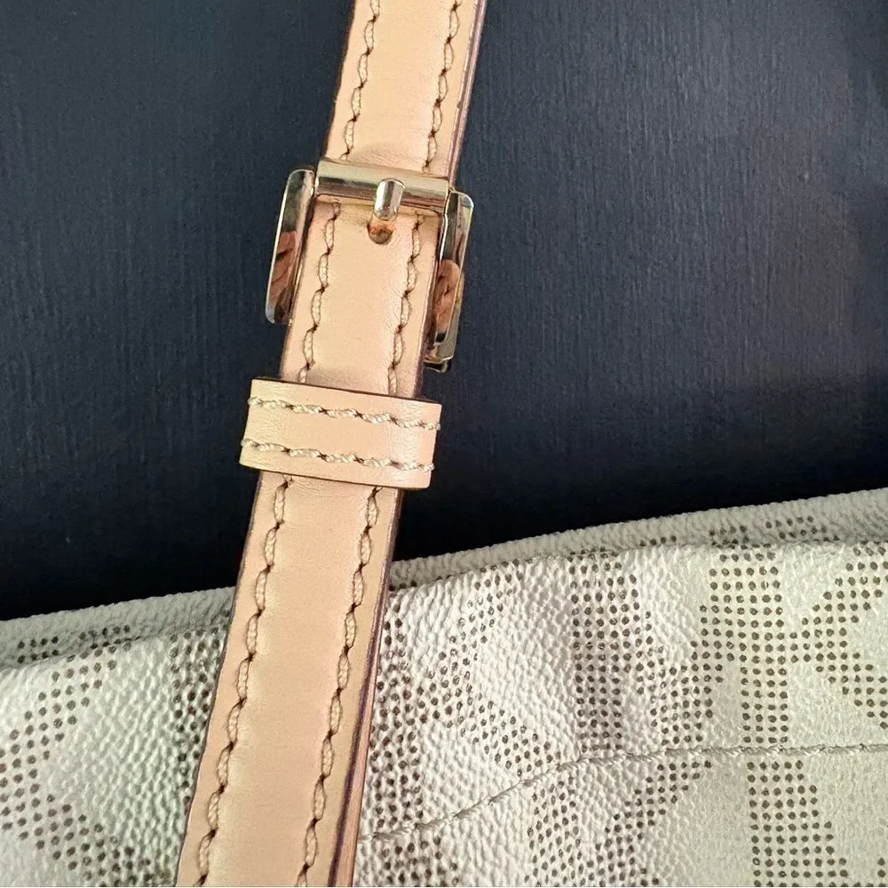 Michael Kors Vanilla Monogram Tote